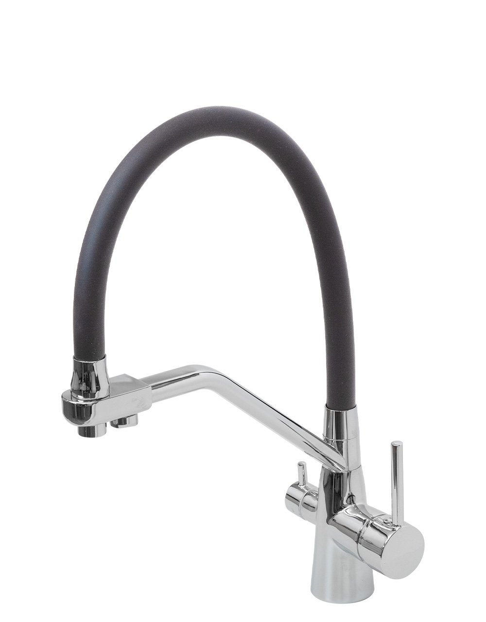 3VD 14 H 43 cm Métal Brossé et Noir