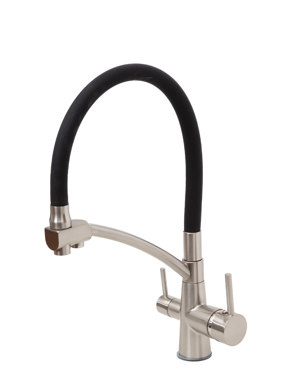 3VD 15 H 43 cm Métal Brossé et Noir